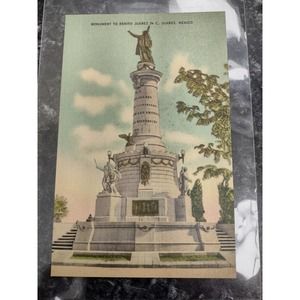 Postcard, Vintage Linen Tarjeta Postal Juarez Mexico 2023-10-08 2201